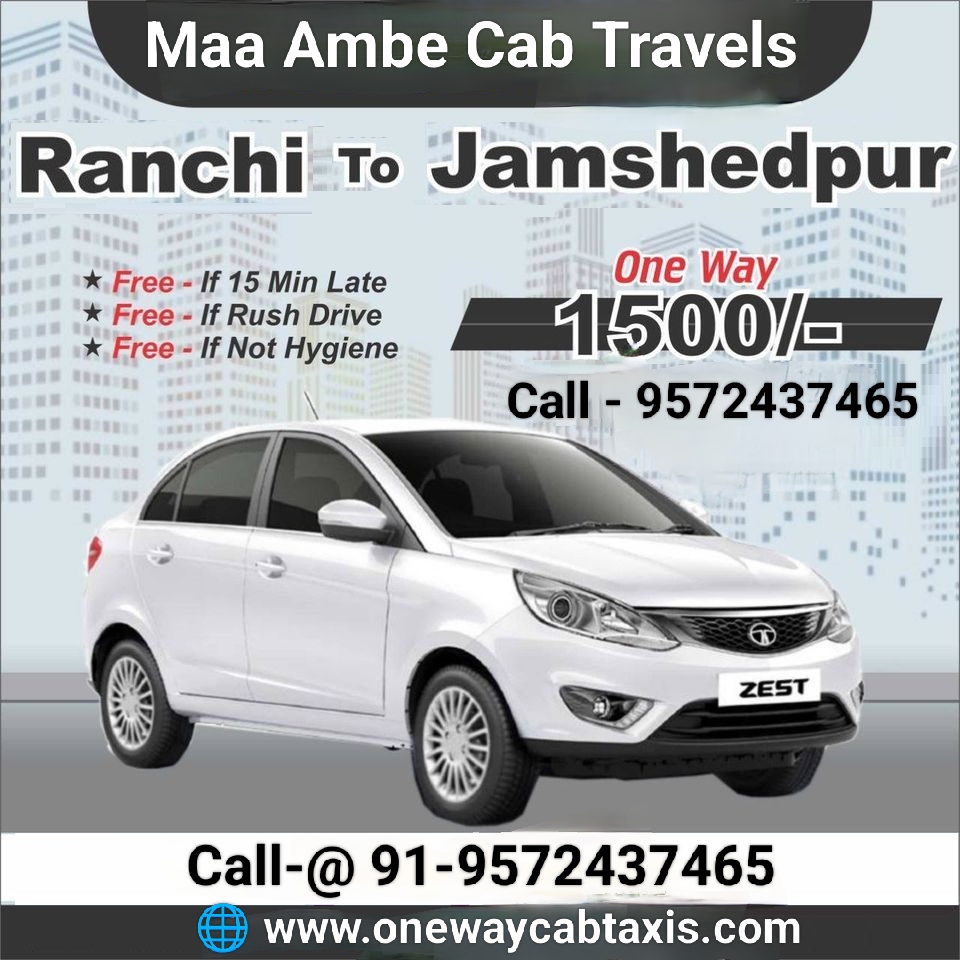 Ranchi To Jamshedpur One Way Cab 1599/